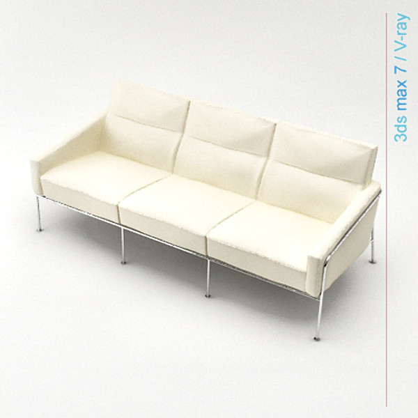 3ds max design series - series 3300 three seater sofa by lajhar